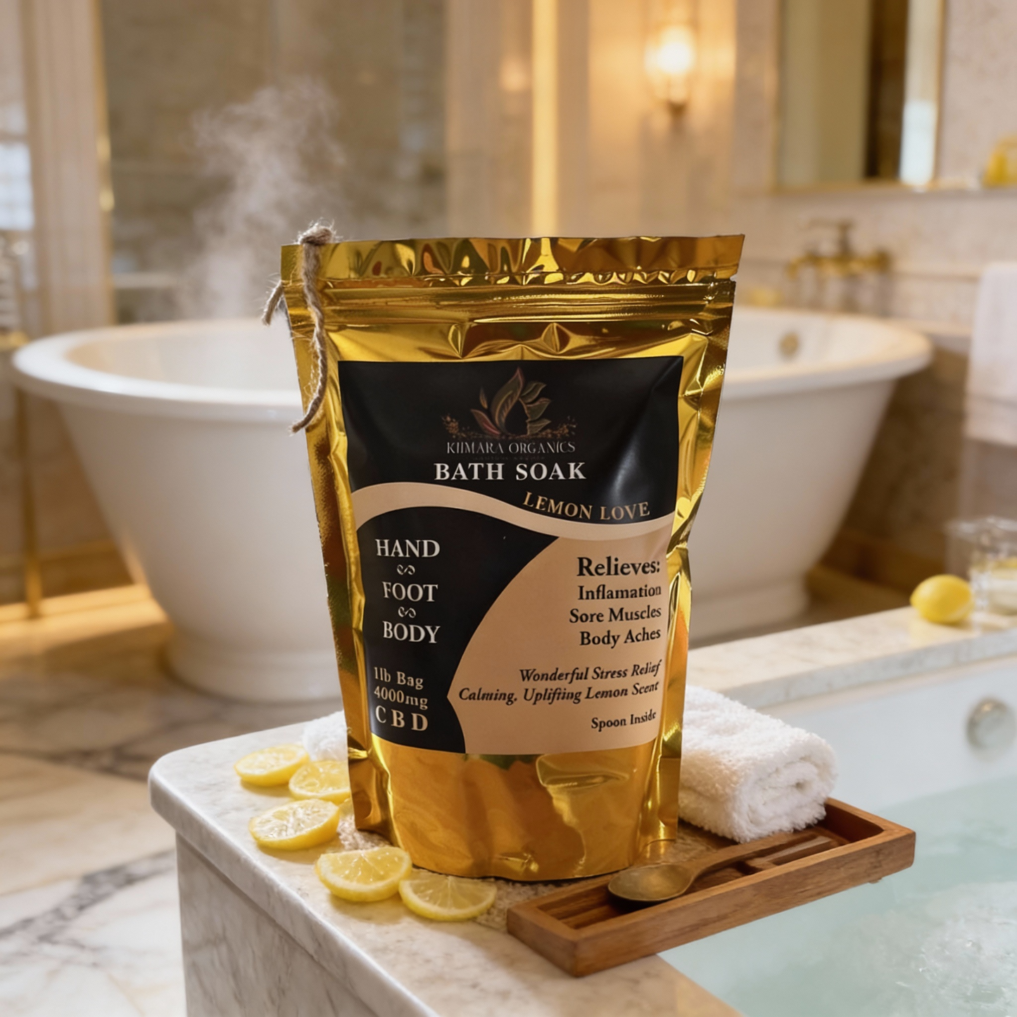 Kiimara Organics™ Lemon Love Bath Soak