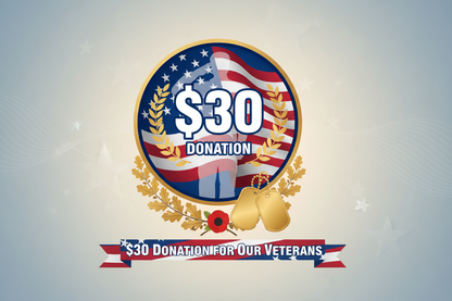 $30 donation for our Veterans