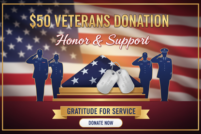 $50 Donation for our Veterans