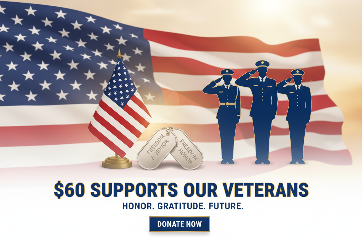 $60 Donations for our Veterans