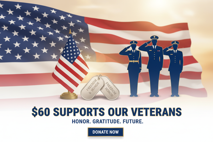 $60 Donations for our Veterans