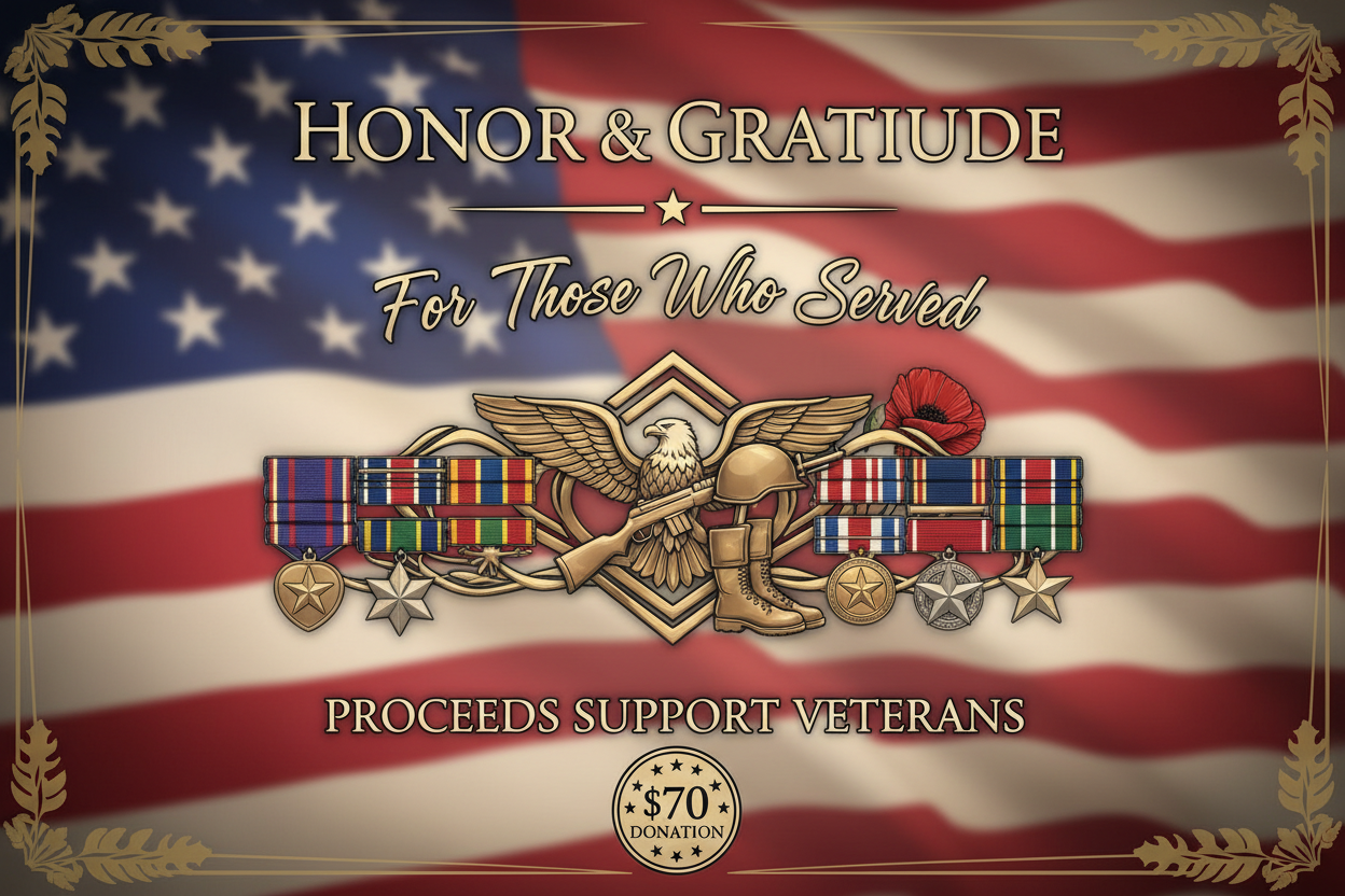 $70 Donation for our Veterans