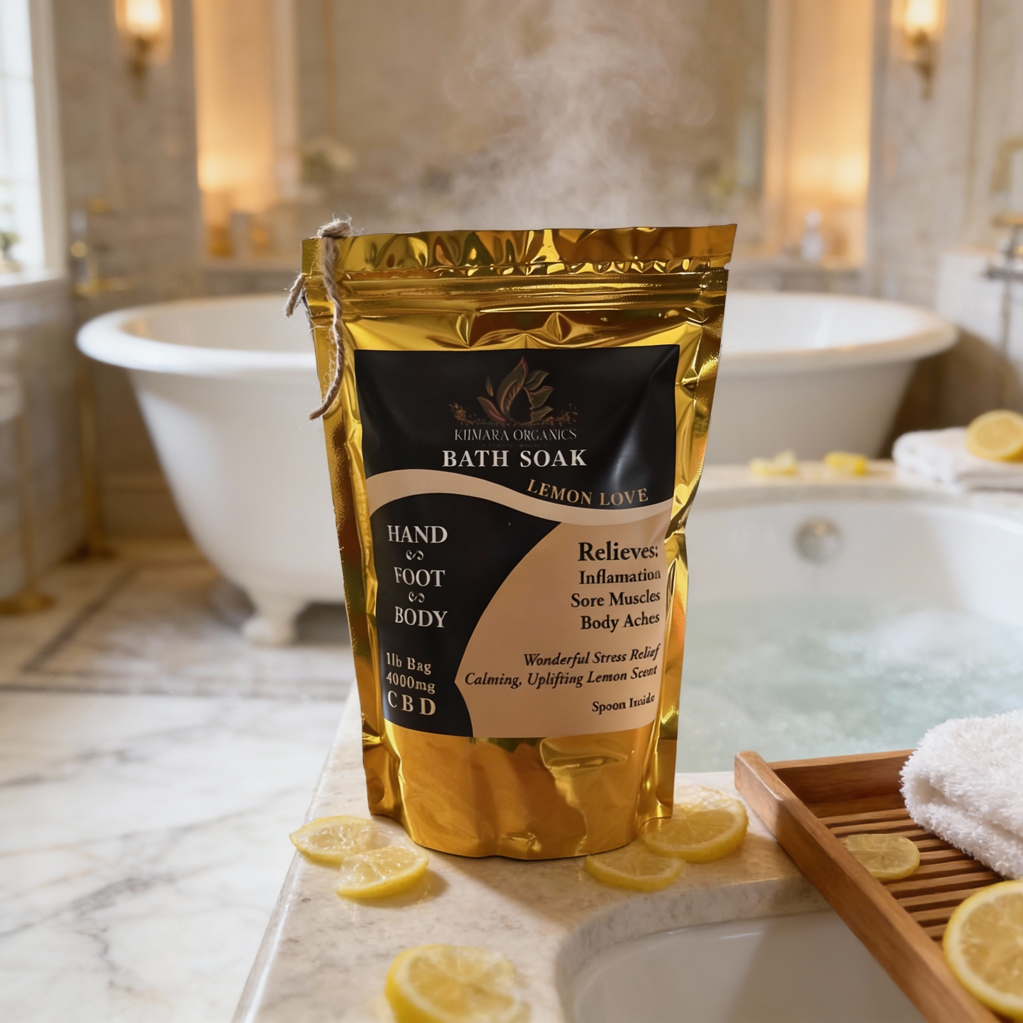 Kiimara Organics™ Lemon Love Bath Soak