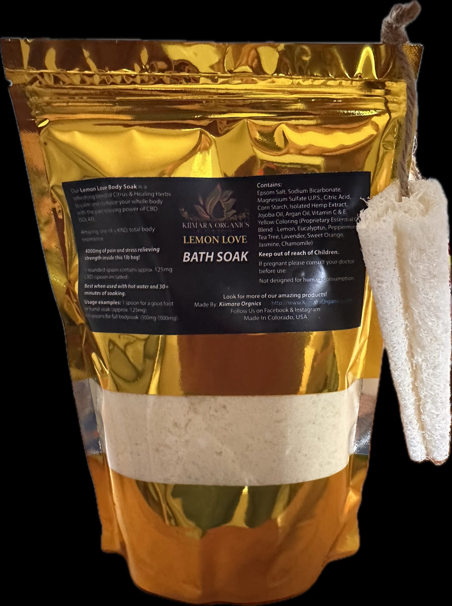 Kiimara Organics™ Lemon Love Bath Soak