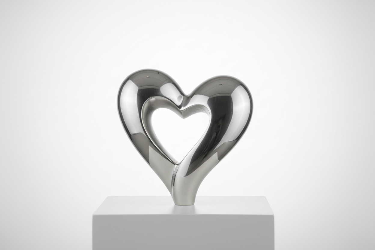 silver heart